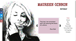 Desktop Screenshot of maureengibbon.com